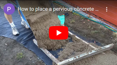 Porous concrete for Padel Playing Surfaces